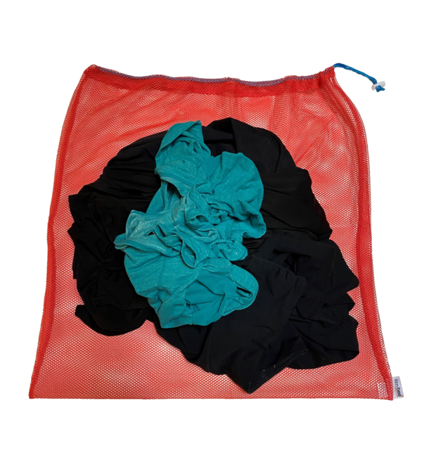 red-laundry-bag-with-clothes